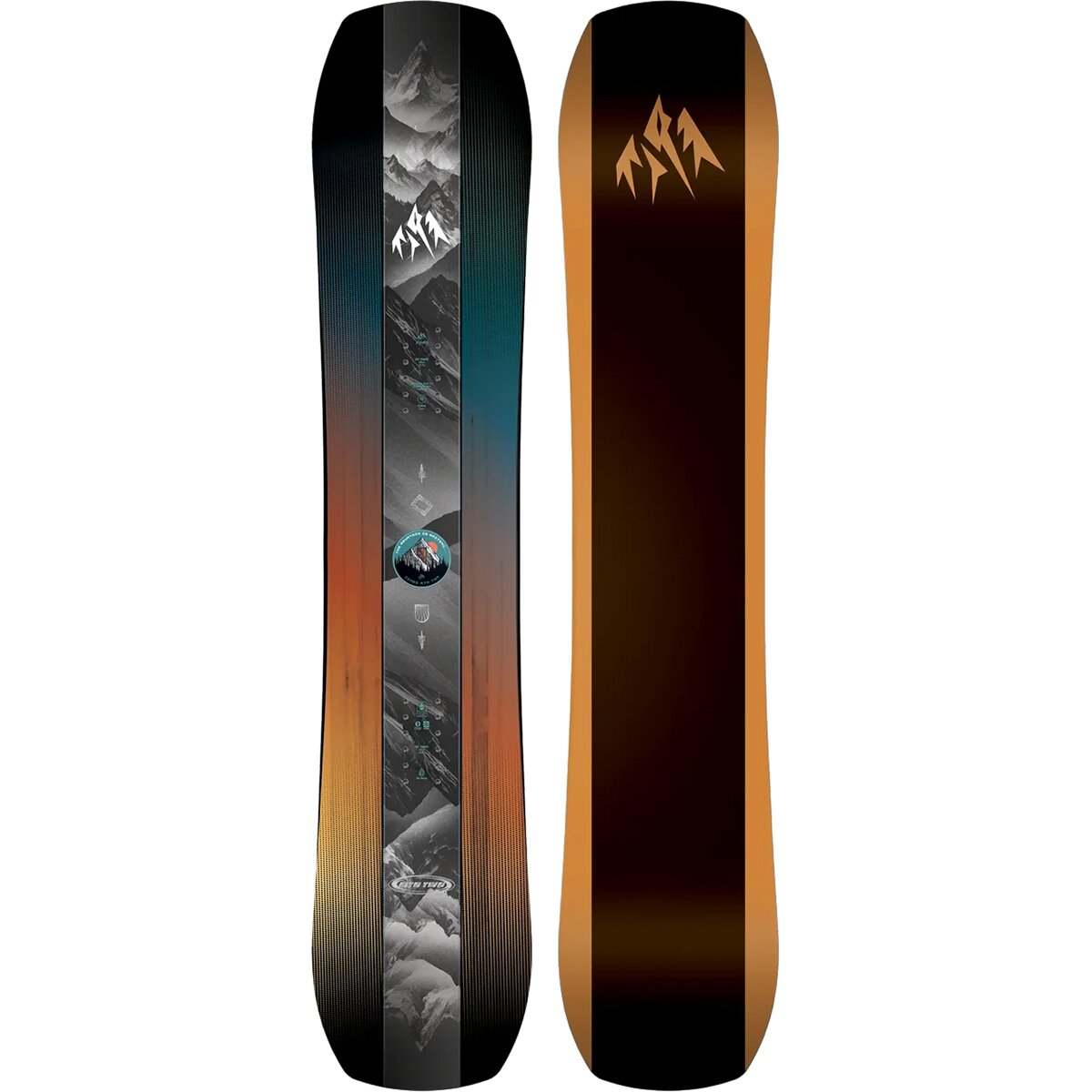 Jones Snowboards Jones Snowboards Mountain Twin Junior Snowboard - 2027 - Kids' Black, 130cm - $379.95 at Backcountry.com