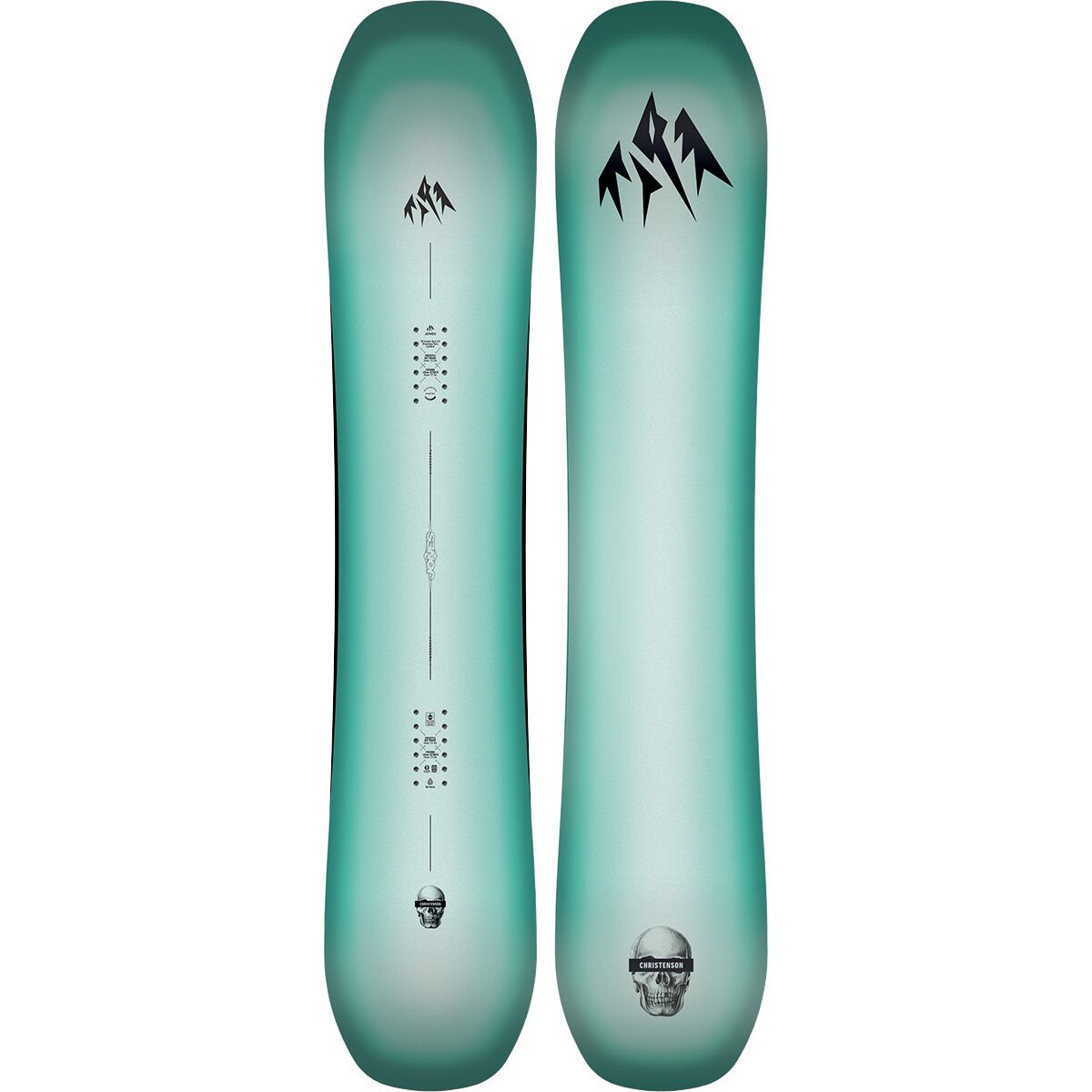 Image of Jones Snowboards TwinCraft Snowboard - 2027 Turquoise, 162cm