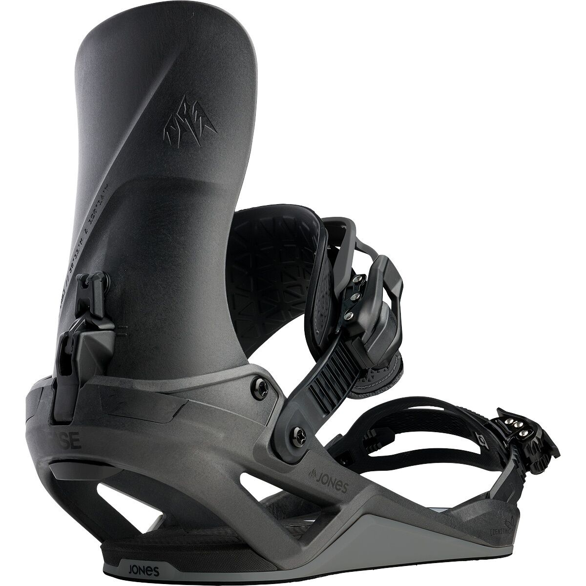 Jones Snowboards Zenith Carbon FASE Snowboard Binding - 2027 Black Carbon, L