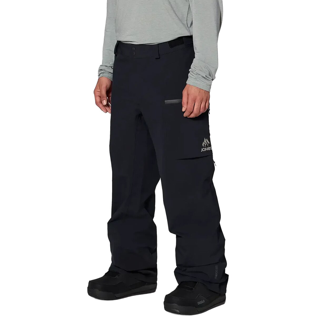 Jones Snowboards Jones Snowboards Further 3L Stretch Pant - Men's Stealth Black, XL - $399.95 at Backcountry.com