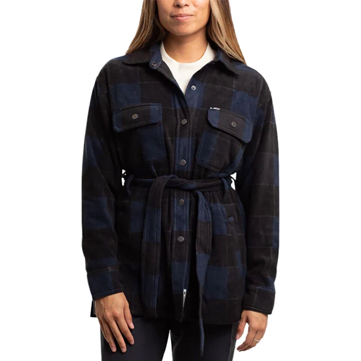 Image of Jetty Tahoe Fleece Jacket - Women's Black, S