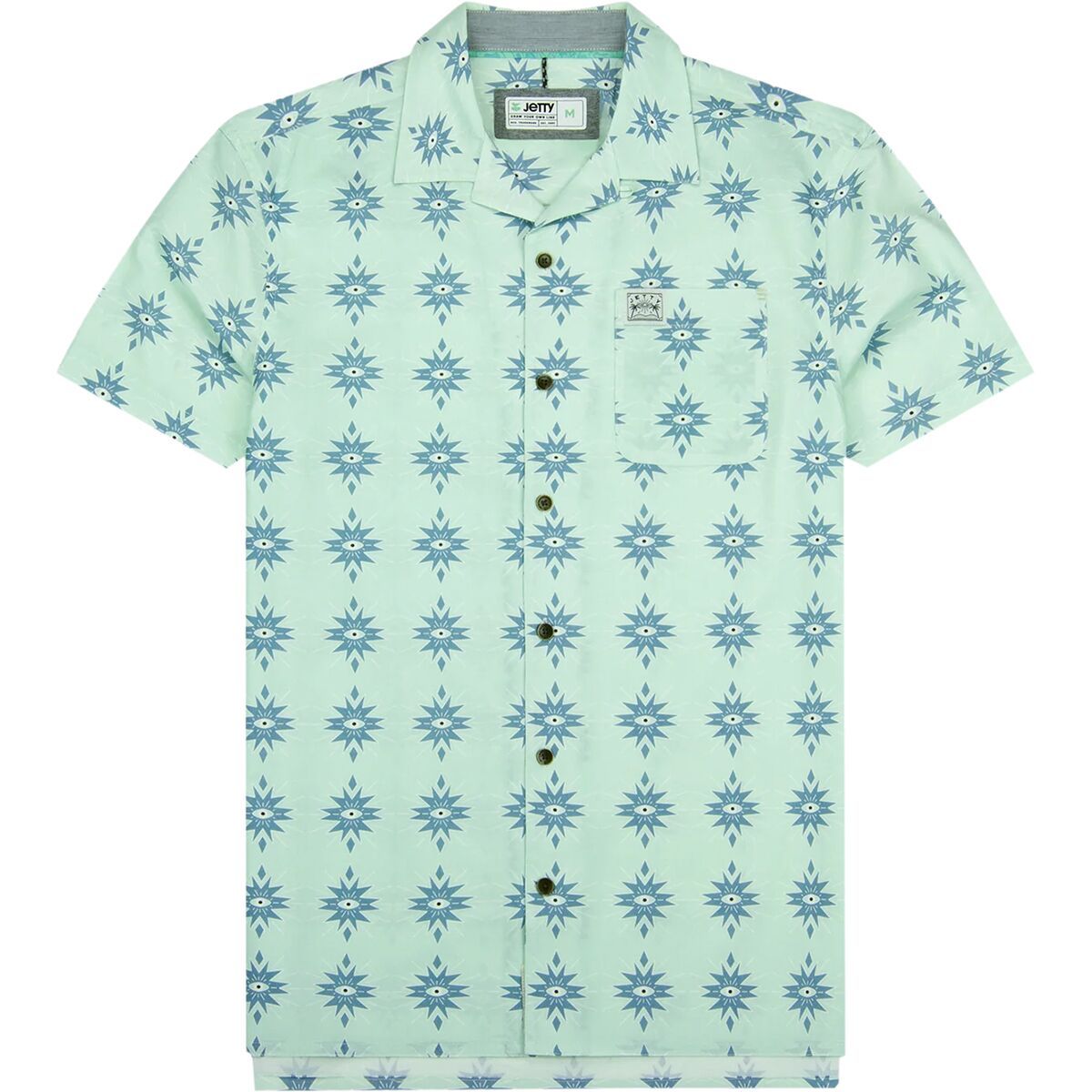 Image of Jetty Dockside Party Shirt - Men's Light Blue, S