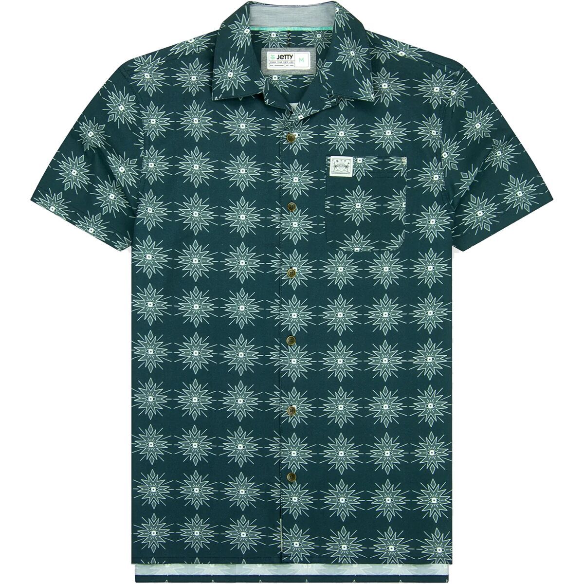 Image of Jetty Dockside Party Shirt - Men's Navy, S