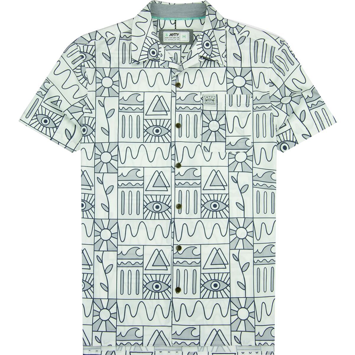 Image of Jetty Dockside Party Shirt - Men's White, S