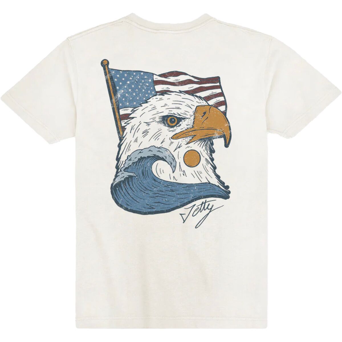 Jetty Land of the Stoke T-Shirt - Men's White, S