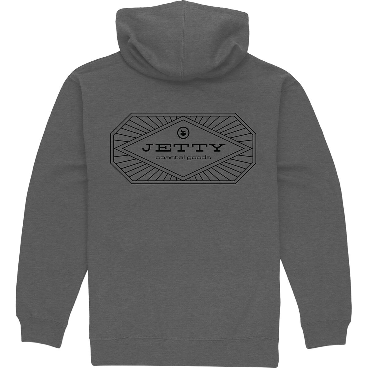 Jetty Jetty Charger Zip Up Hoodie - Men's Charcoal, L
