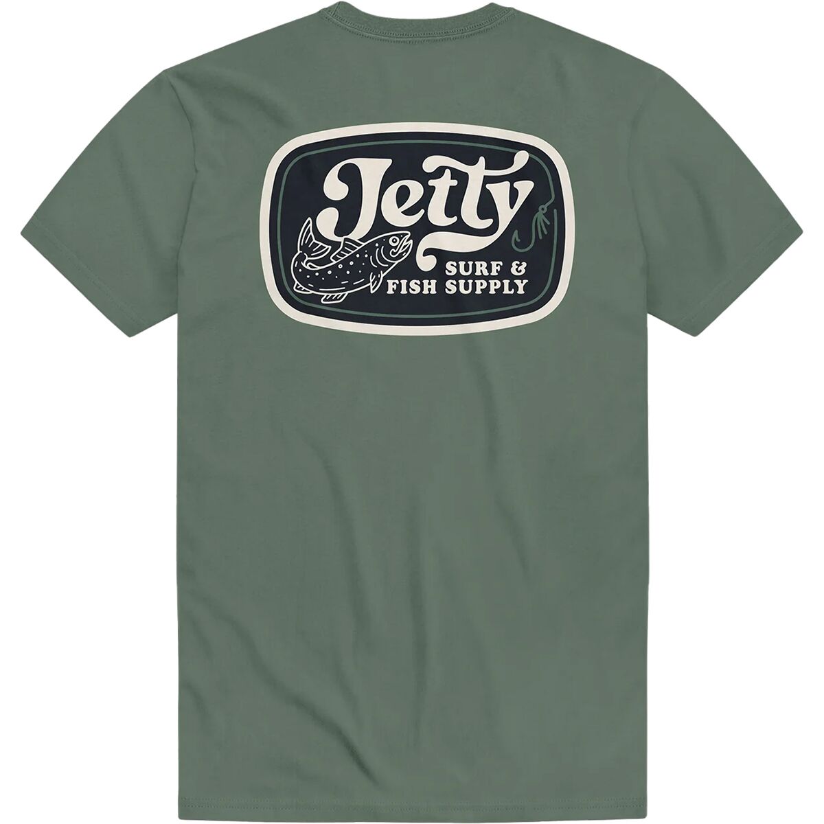 Jetty Jetty Dropper T-Shirt - Men's Forest Green, S