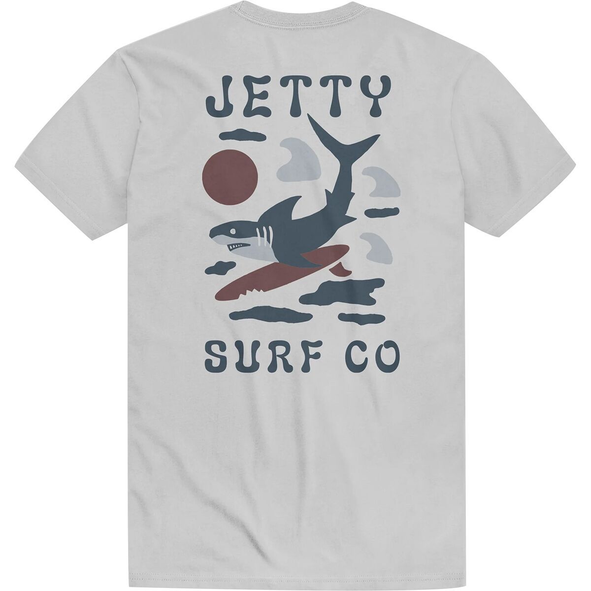 Jetty Boardbiter T-Shirt - Men's Silver, XXL