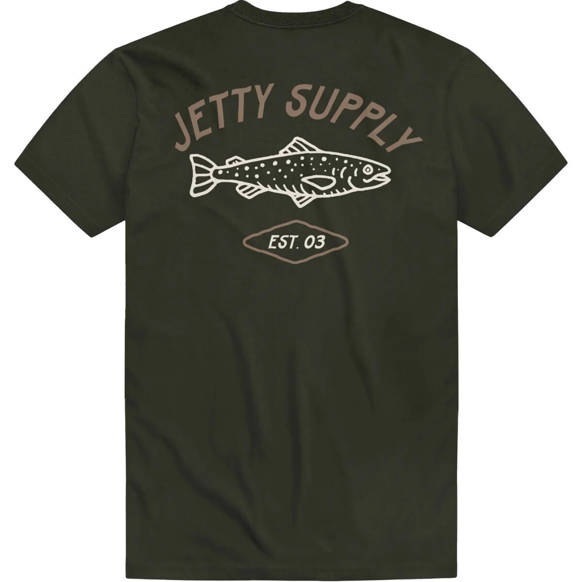 Jetty Chum T-Shirt - Men's Olive, S
