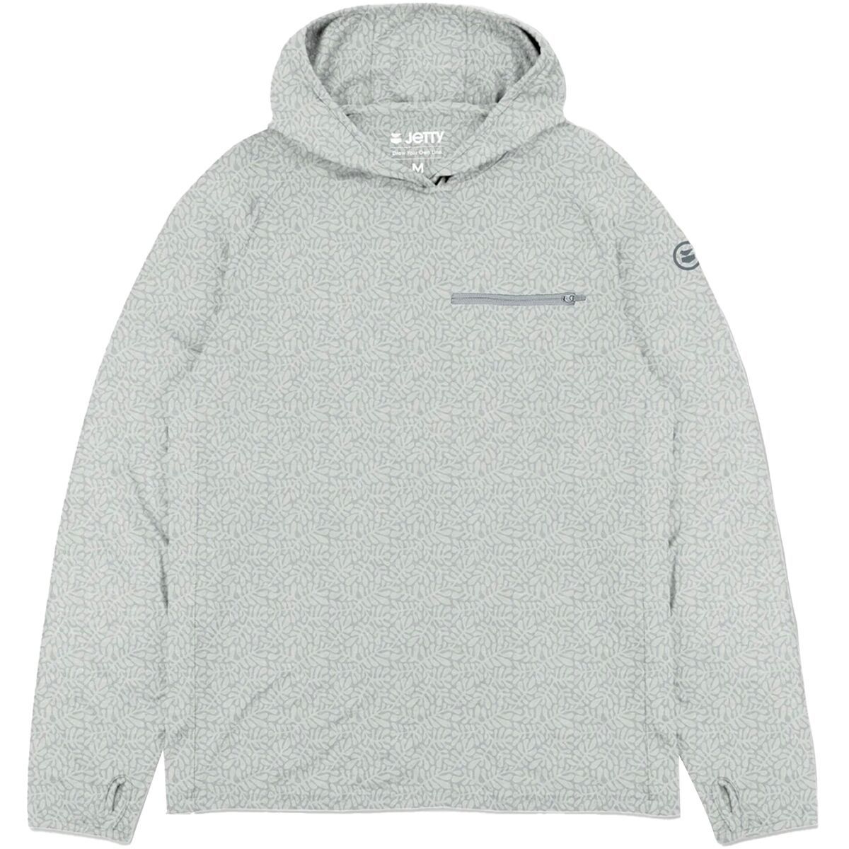 Jetty Cobia Performance Hoodie - Men's Light Blue, S
