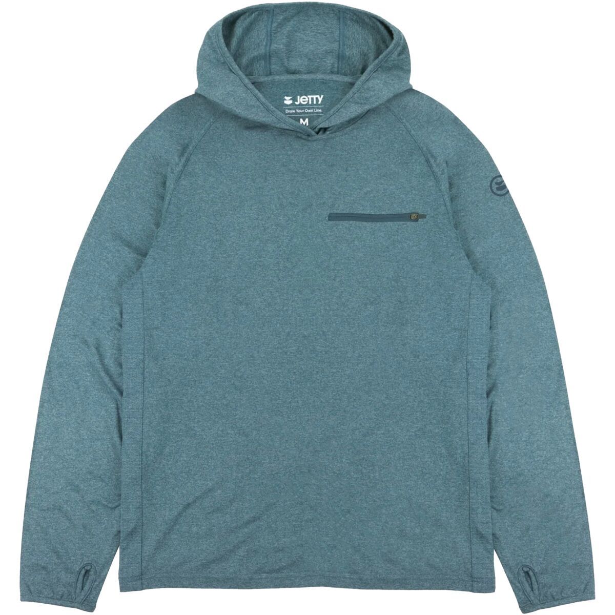 Image of Jetty Cobia Performance Hoodie - Men's Storm, XL