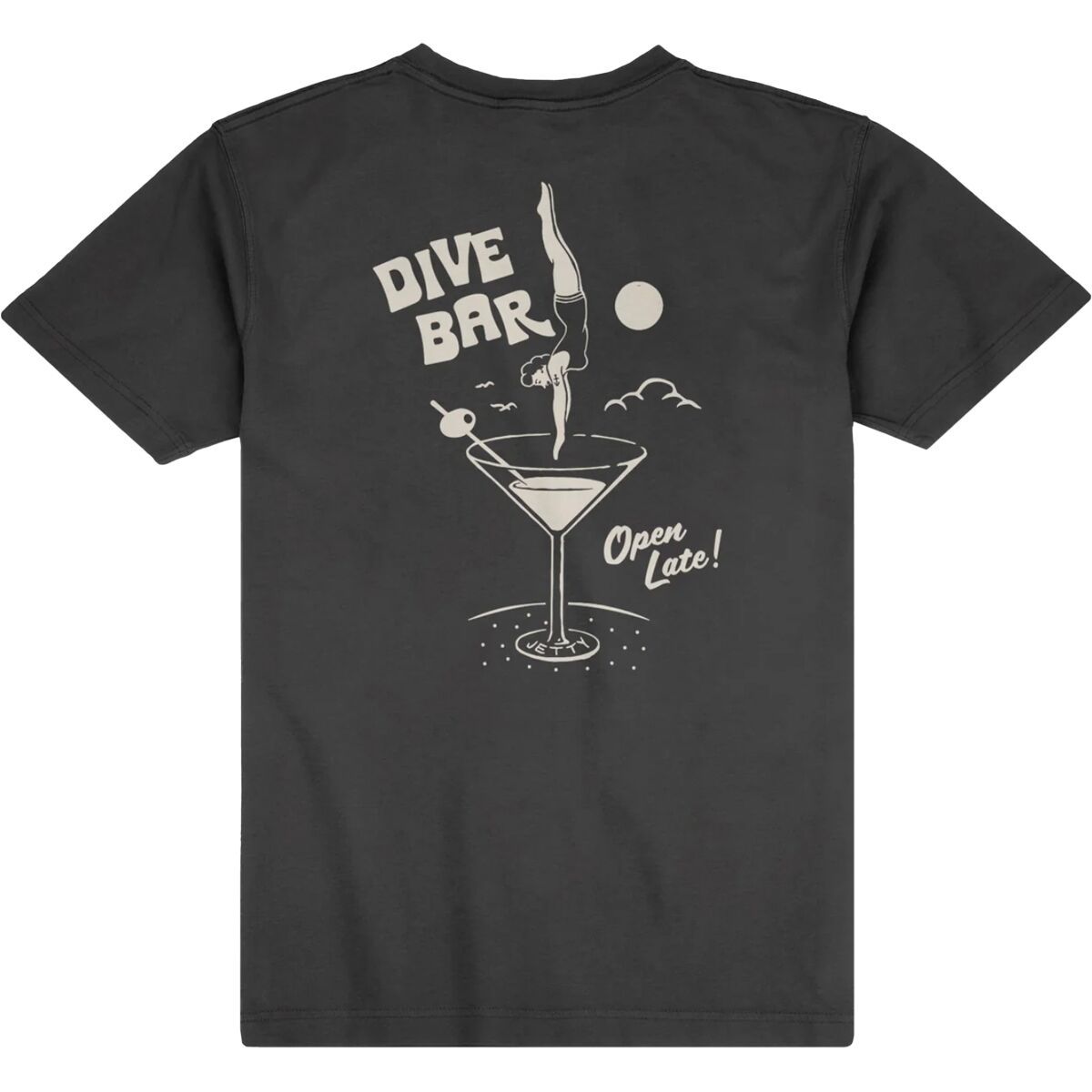 Jetty Dive Bar T-Shirt - Men's Black, M