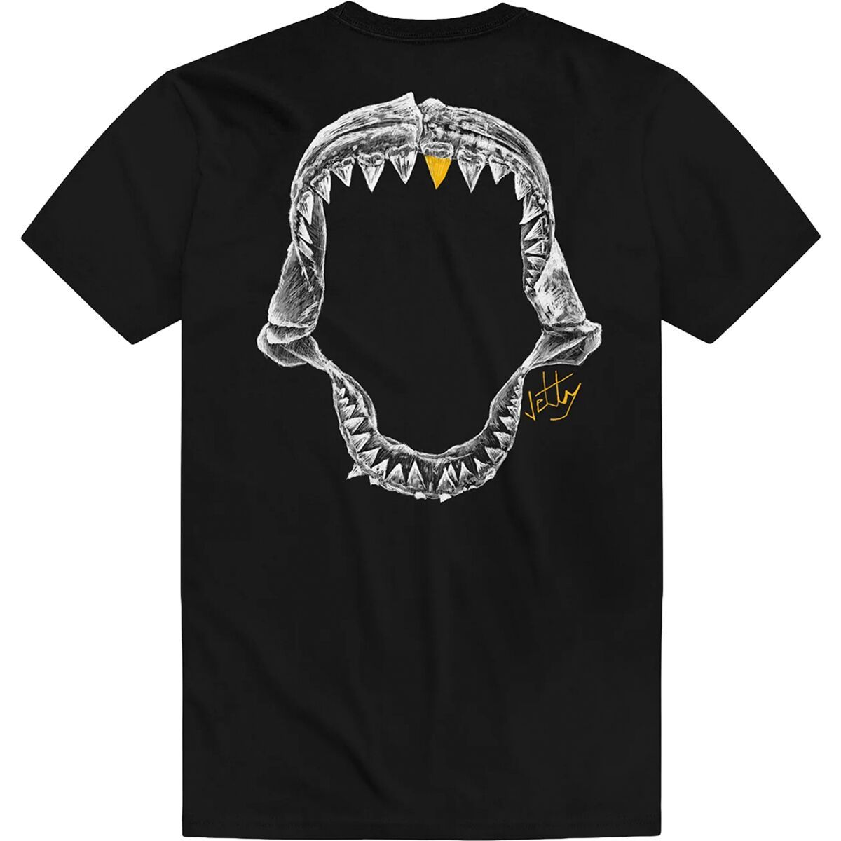 Image of Jetty Jaws Tanker T-Shirt - Men's Black, XL