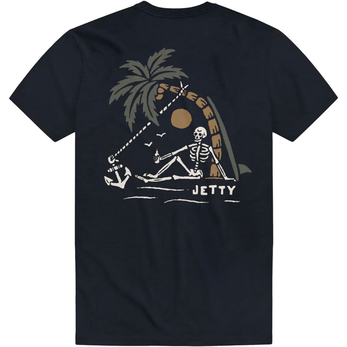 Jetty Jetty No Man's Land T-Shirt - Men's Navy, XL