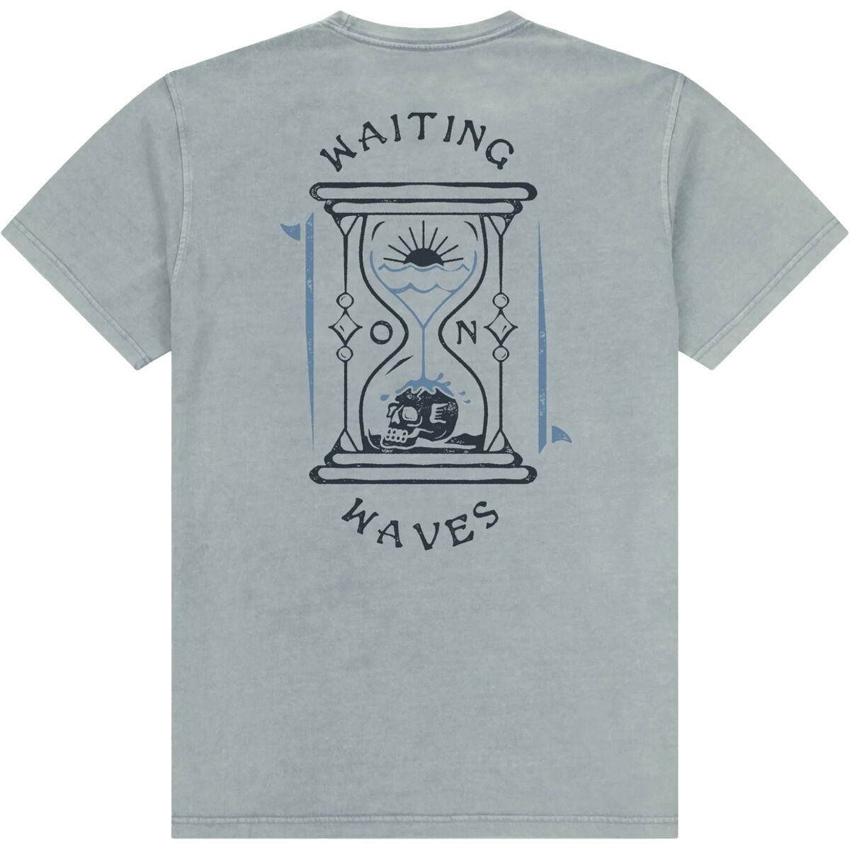Jetty Waiting on Waves T-Shirt - Men's Light Blue, XXL
