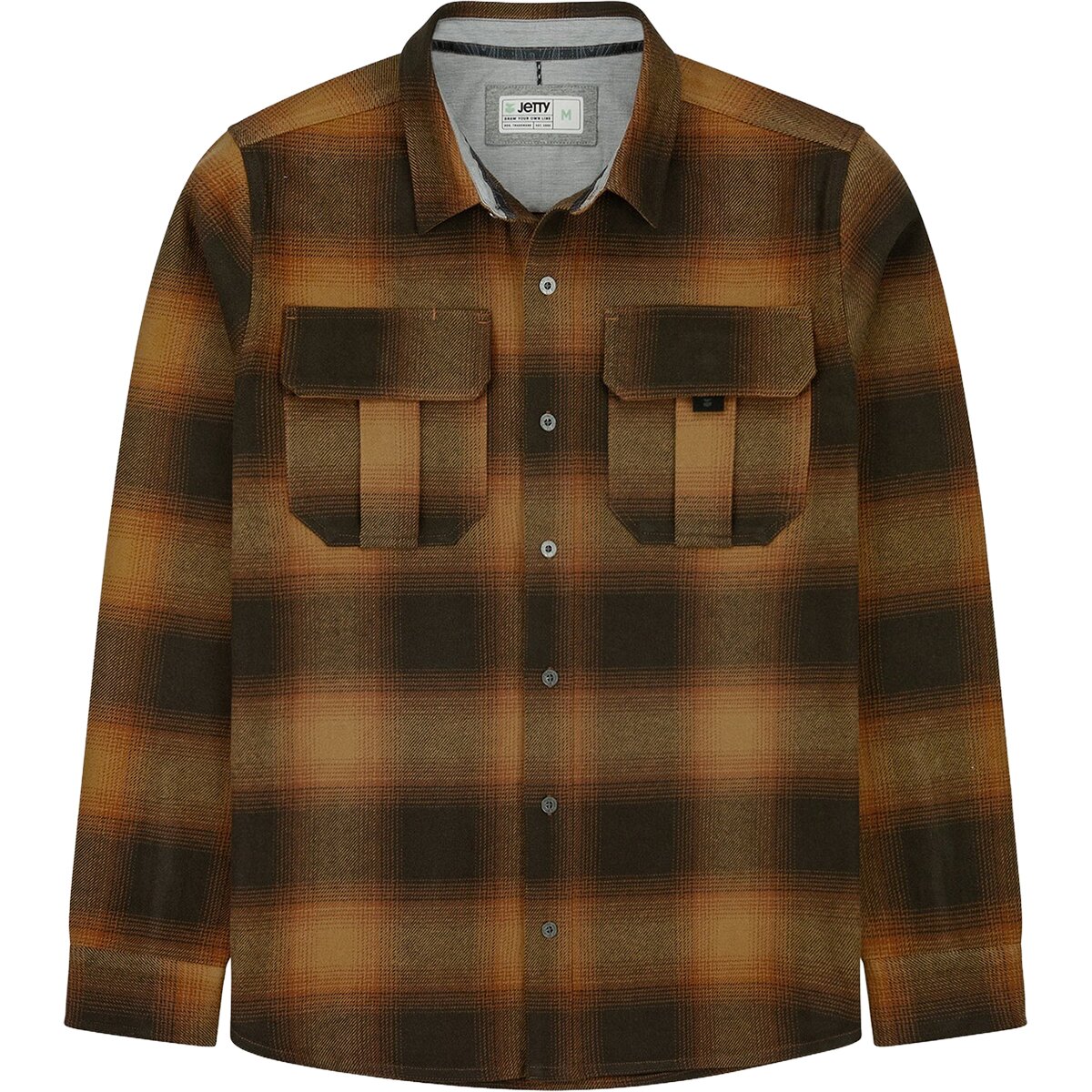 Image of Jetty Arbor Flannel - Men's Brown, XXL