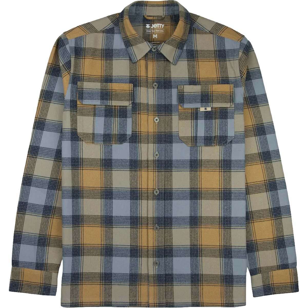 Image of Jetty Arbor Flannel - Men's Fog, S