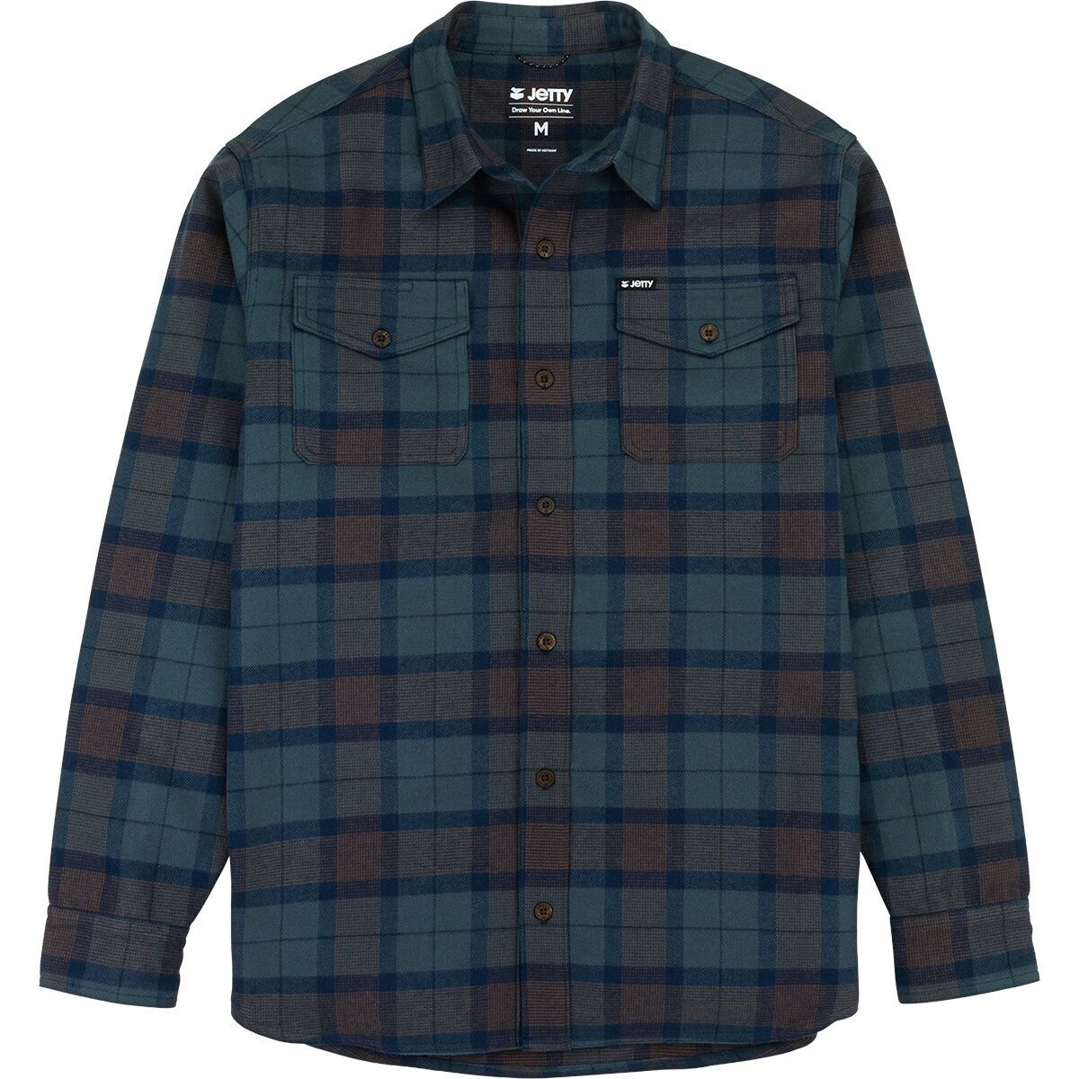 Image of Jetty Breaker Flannel - Men's Navy, XXL