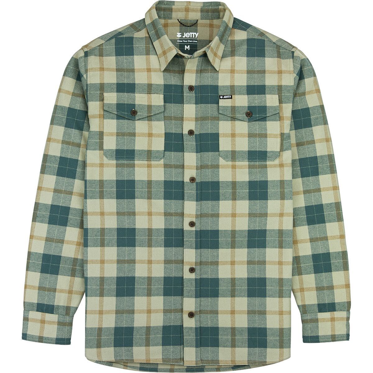 Image of Jetty Breaker Flannel - Men's Tan, M