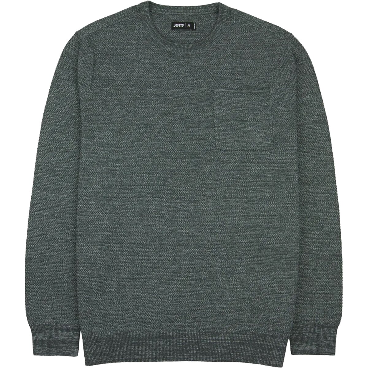 Image of Jetty Brine Sweater - Men's Charcoal, XXL
