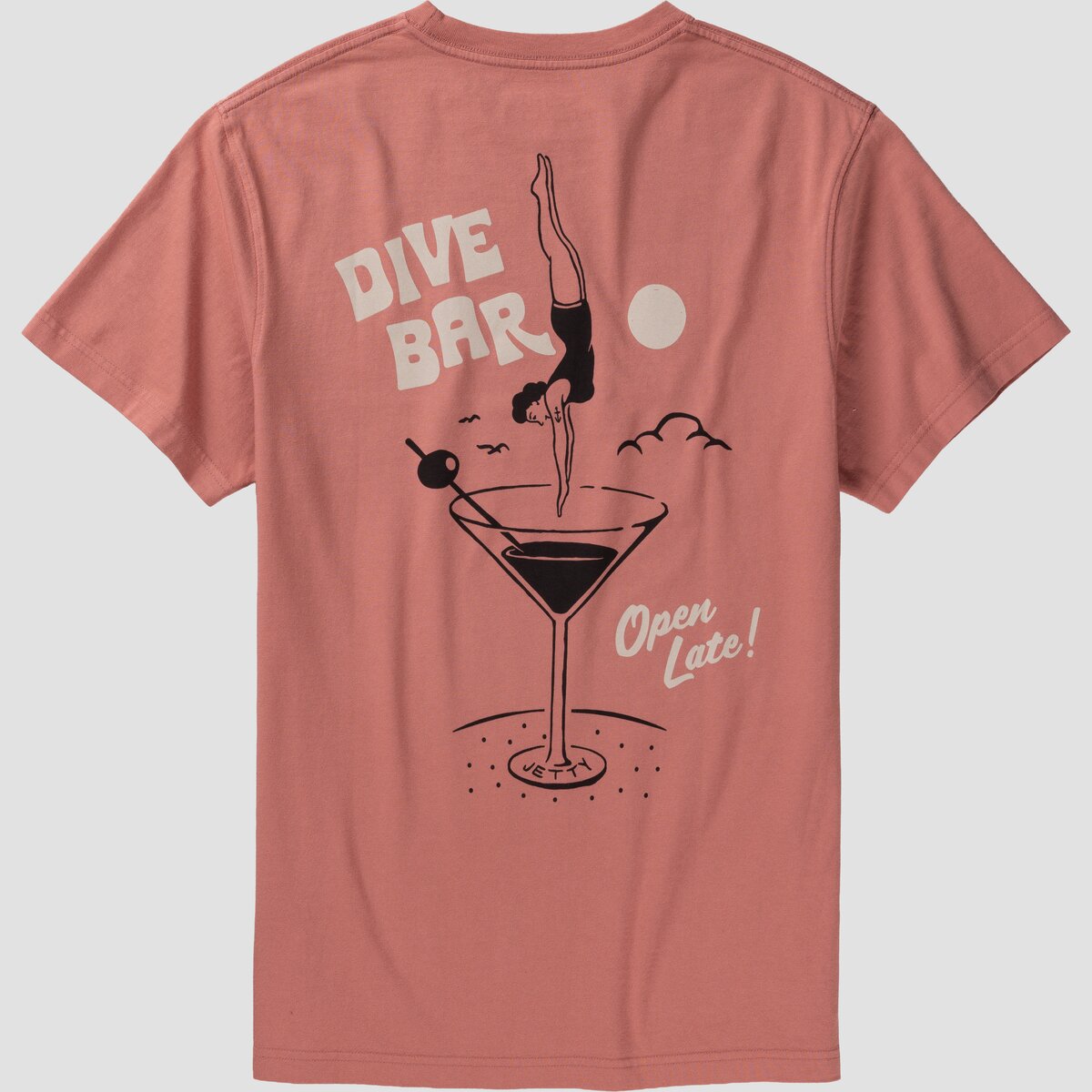 Image of Jetty Dive Bar T-Shirt - Men's Mauve, L