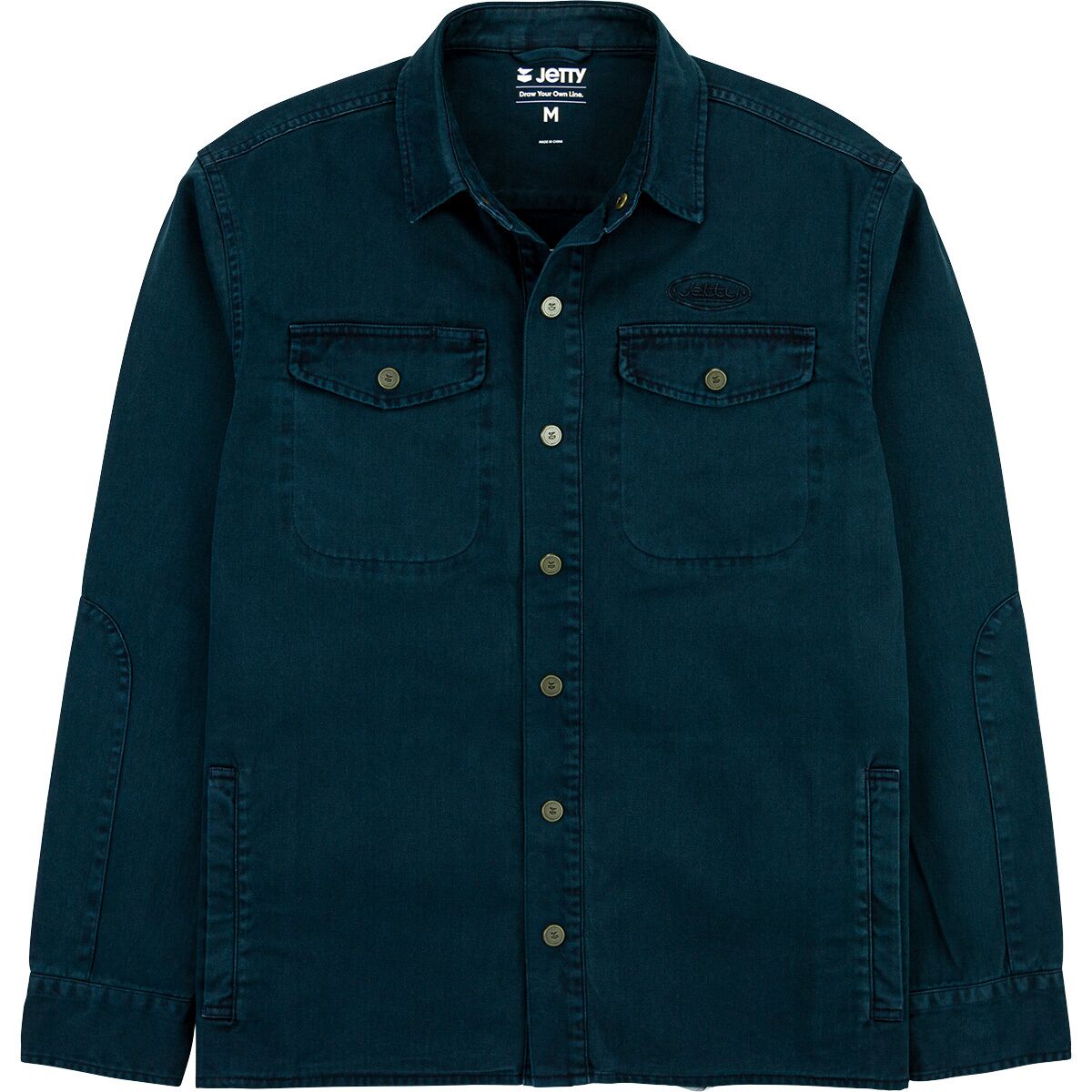 Jetty Jetty McCaffrey Long-Sleeve Work Shirt - Men's Navy, L