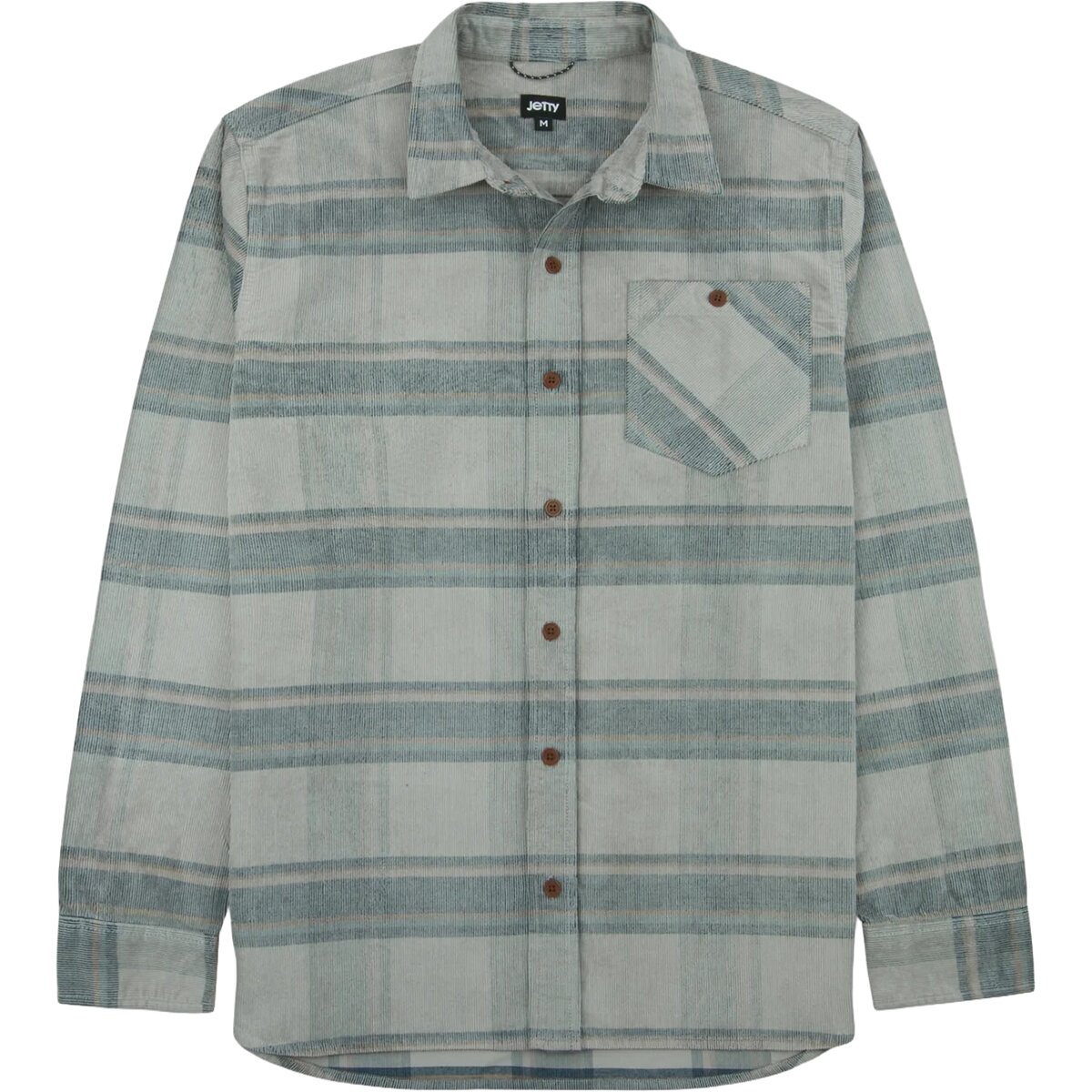 Image of Jetty Shoals Corduroy Shirt - Men's Grey, M