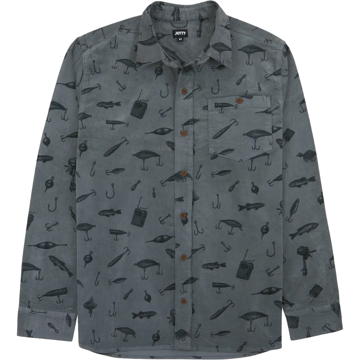 Image of Jetty Shoals Corduroy Shirt - Men's Navy 2, XXL