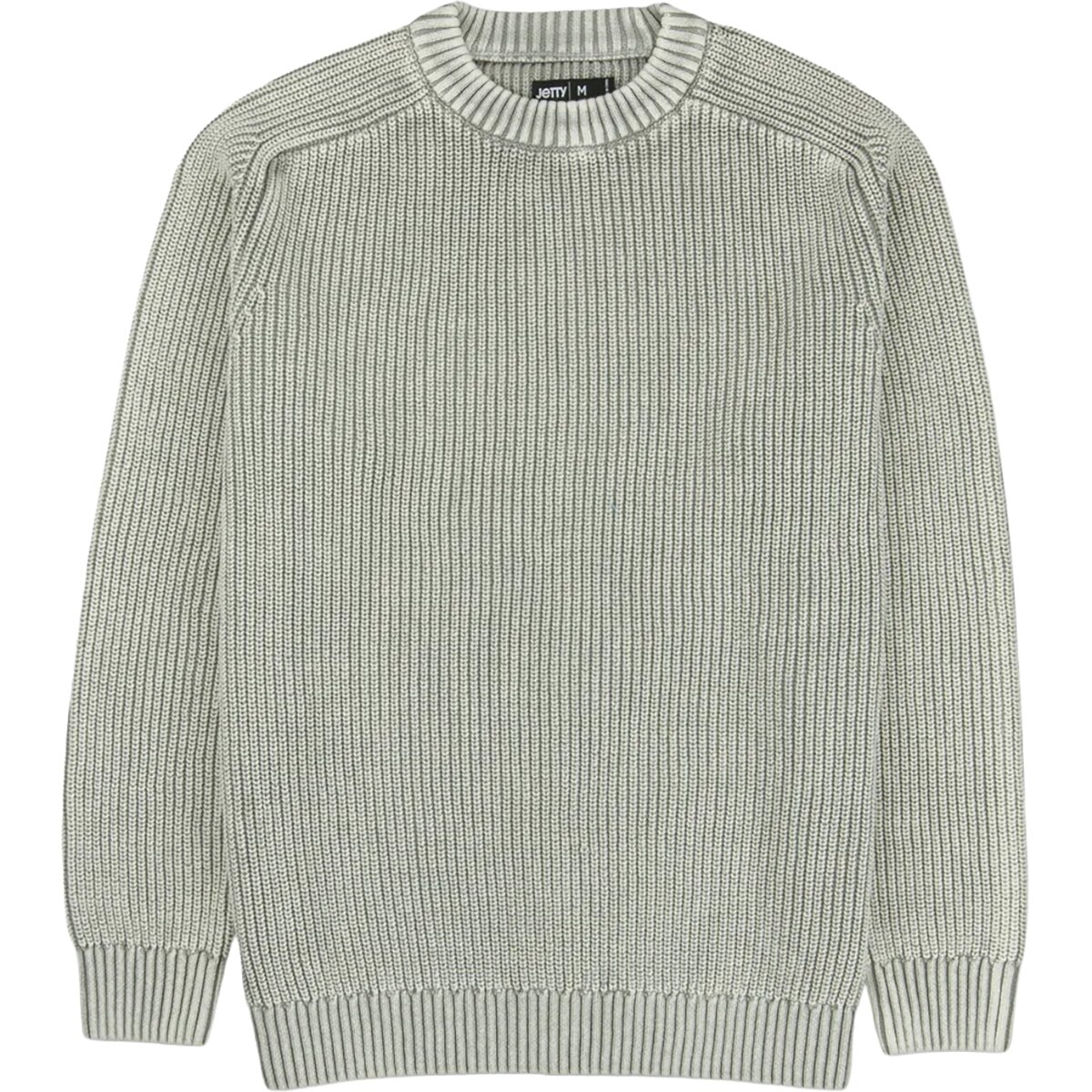 Jetty Jetty Undertow Washed Crewneck Sweater - Men's Grey, M
