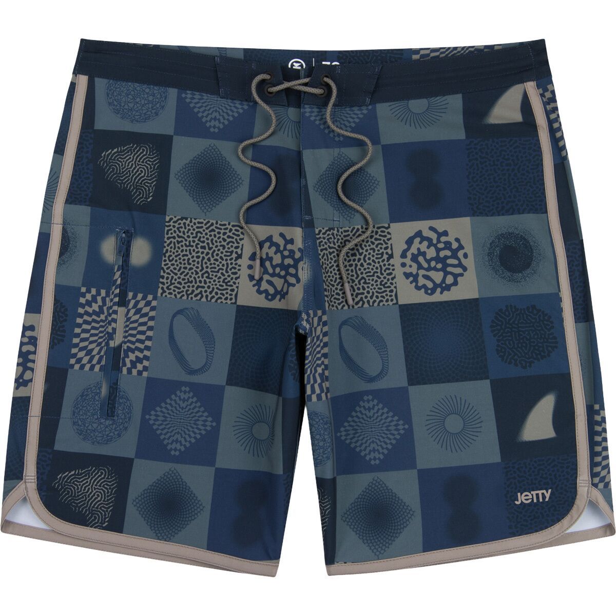 Image of Jetty Atlantic Board Short - Men's Indigo, 36