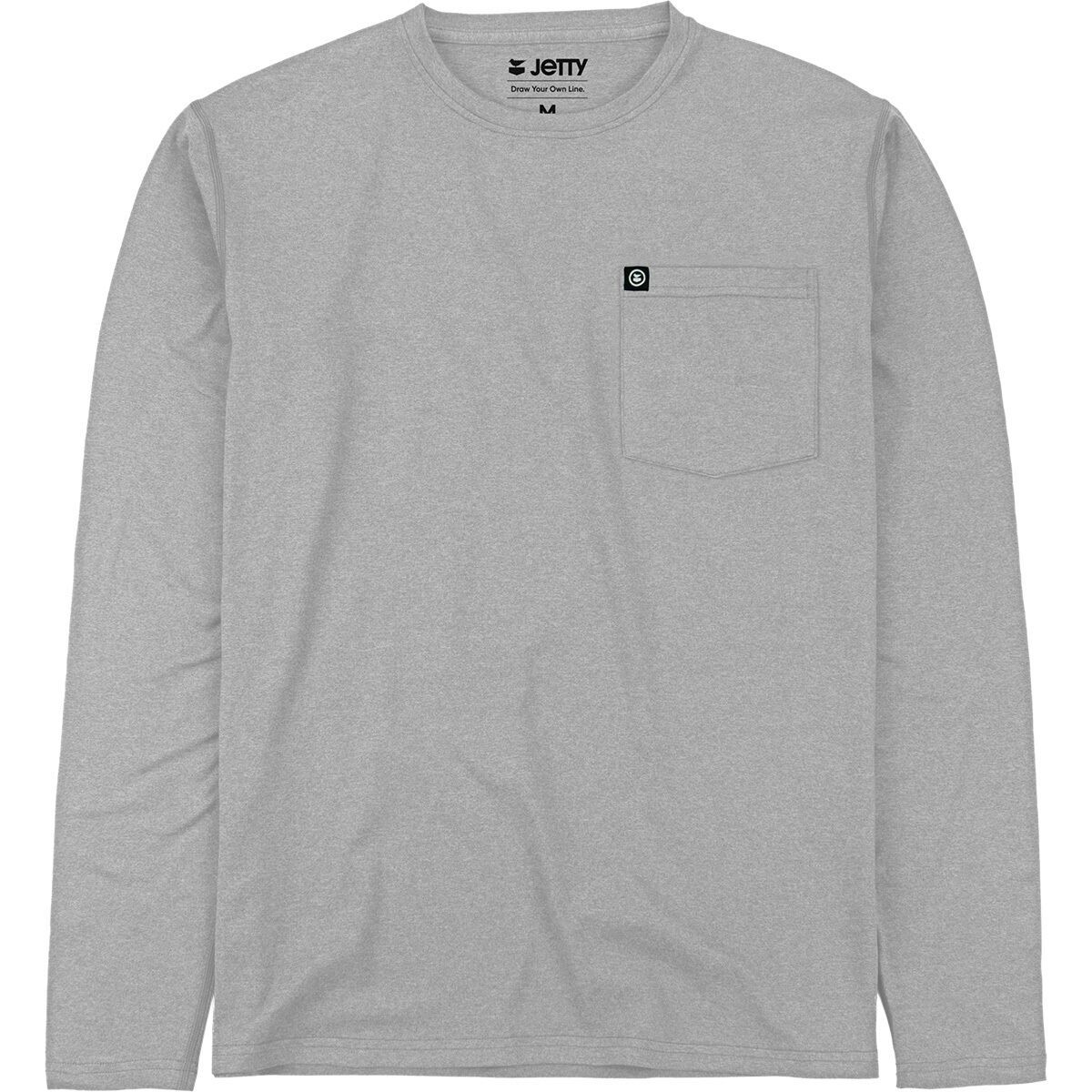Image of Jetty Hydra UV Crewneck Top - Men's Grey, M
