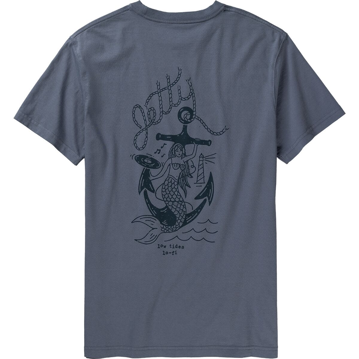 Jetty Jetty Low Tides Lo-Fi T-Shirt - Men's Fog, S