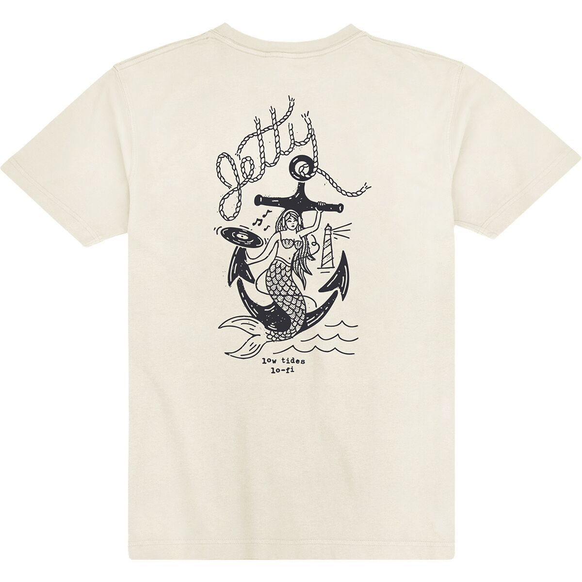 Image of Jetty Low Tides Lo-Fi T-Shirt - Men's White, XXL