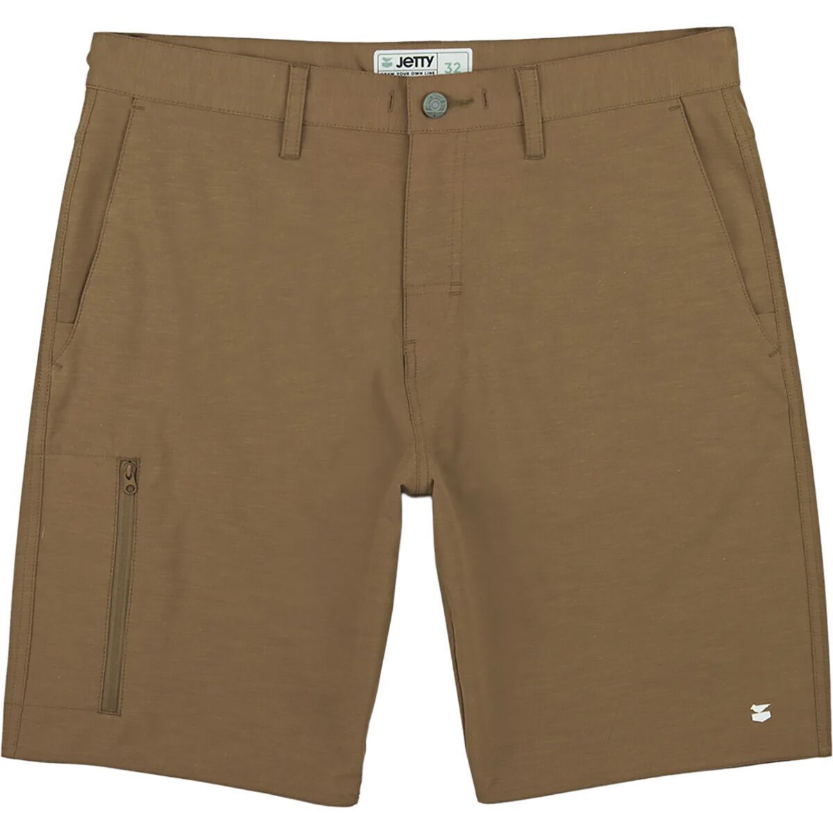 Image of Jetty Polywog Hybrid Walkshort - Men's Khaki, 34