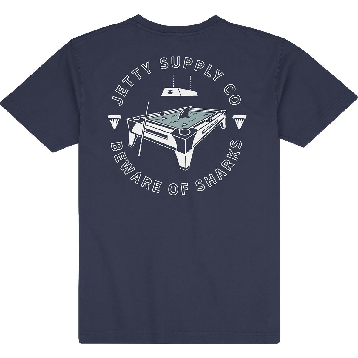 Image of Jetty Poolshark T-Shirt - Men's Harbor Blue, M