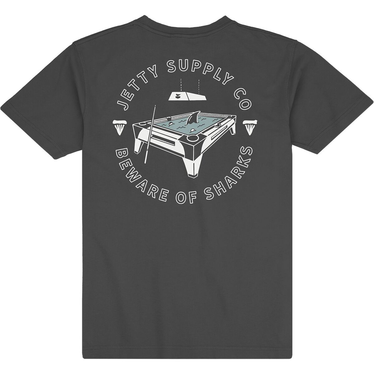 Jetty Jetty Poolshark T-Shirt - Men's Pirate Black, L