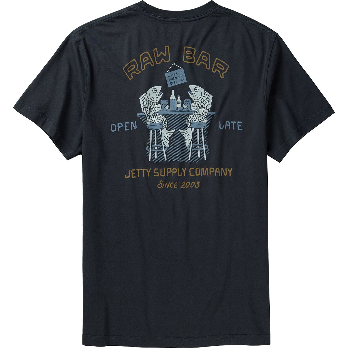 Image of Jetty Raw Bar T-Shirt - Men's Navy, L