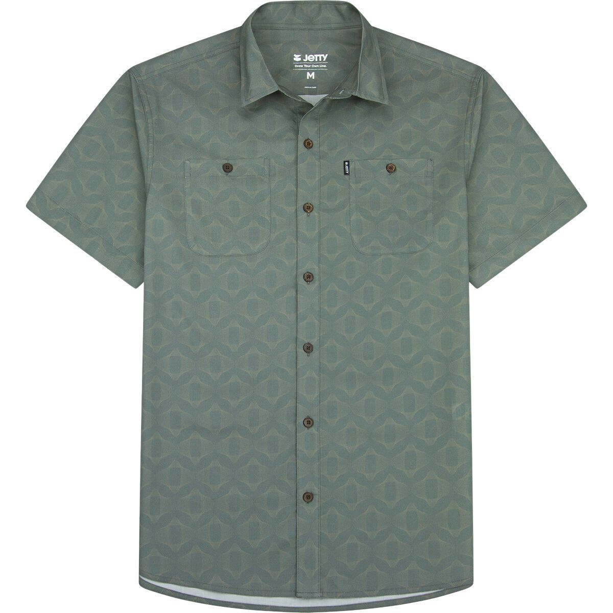 Image of Jetty Seabrite Shirt - Men's Agave, M