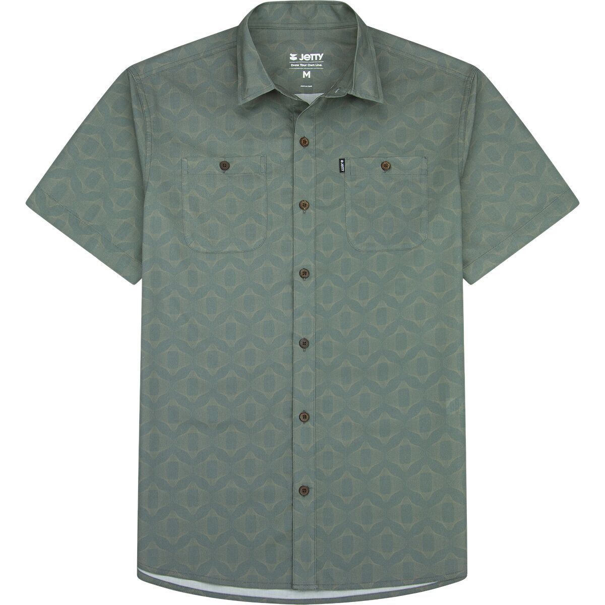 Image of Jetty Seabrite Shirt - Men's Agave, L