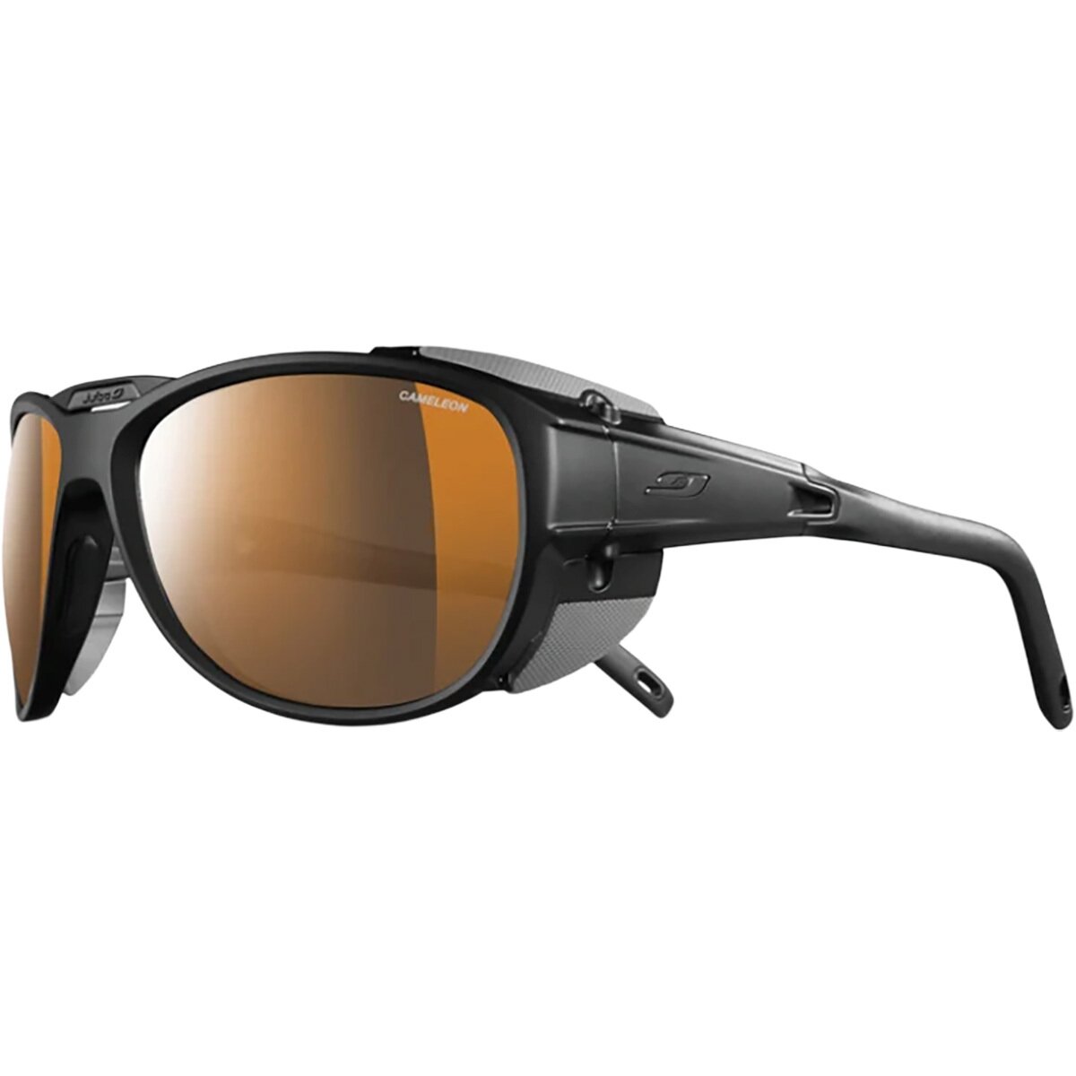 Image of Julbo Explorer REACTIV Sunglasses Black Matte/Black REACTIV 2-4 Polarized, One Size