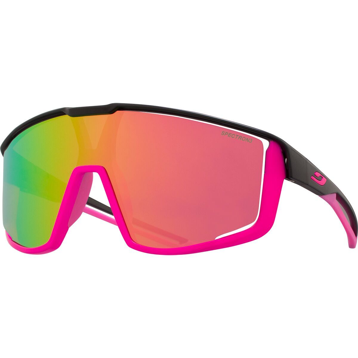 Image of Julbo Fury Spectron 3 Sunglasses Black/Pink-Spectron 3, One Size