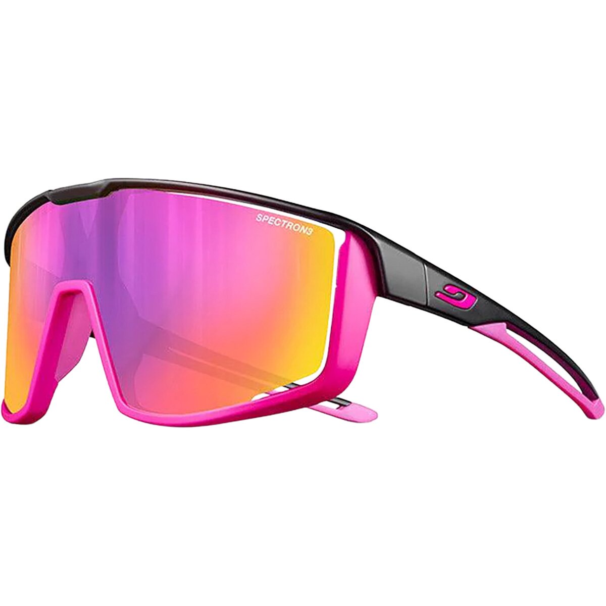 Image of Julbo Fury Spectron 3 Sunglasses Black/Pink-Spectron 3, One Size