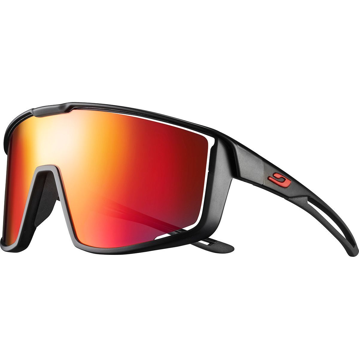 Image of Julbo Fury Spectron 3 Sunglasses Black/Red Spectron 3, One Size