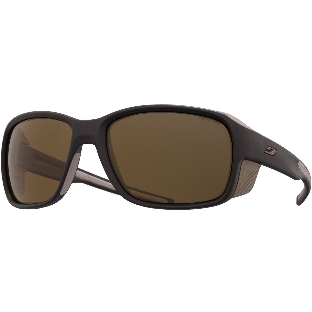 Image of Julbo Monterosa 2 Polarized Sunglasses Black/Brown-Reactive High Mountain, One Size