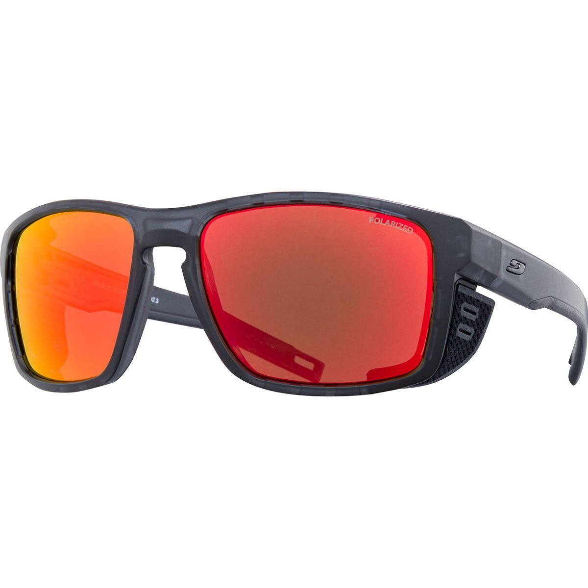 Image of Julbo Shield Polarized Sunglasses Translucent Black, One Size