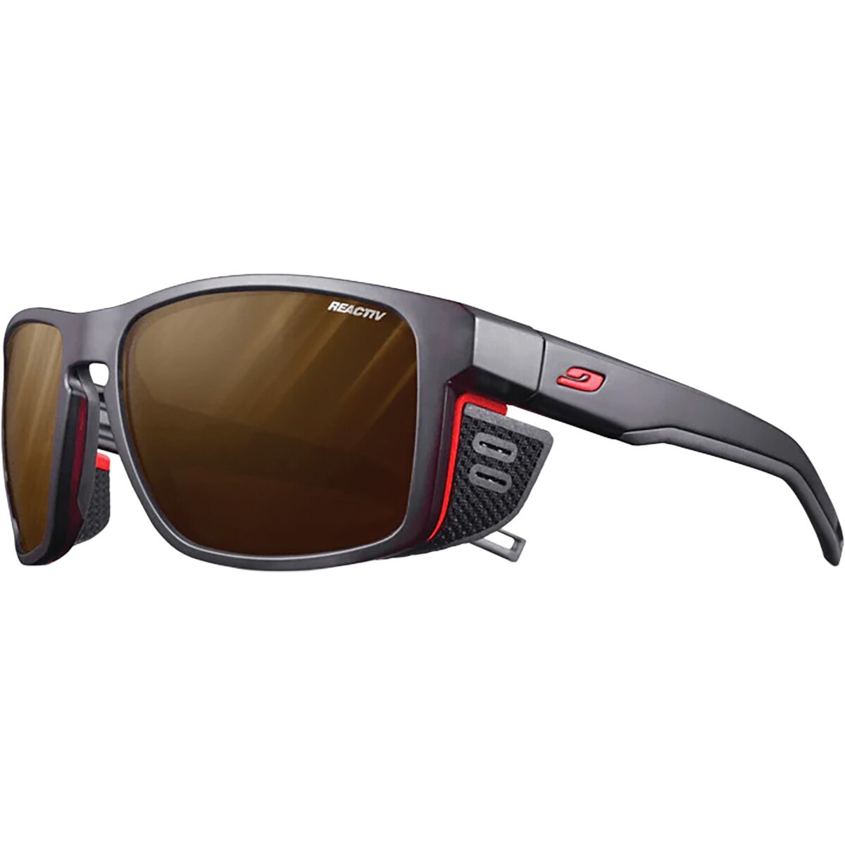 Image of Julbo Shield Polarized Sunglasses Transluscent Black, One Size
