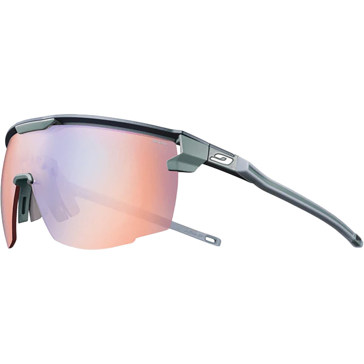Image of Julbo Ultimate Photochromic Sunglasses Blue/Green-REACTIV 1-3 High Contrast, One Size