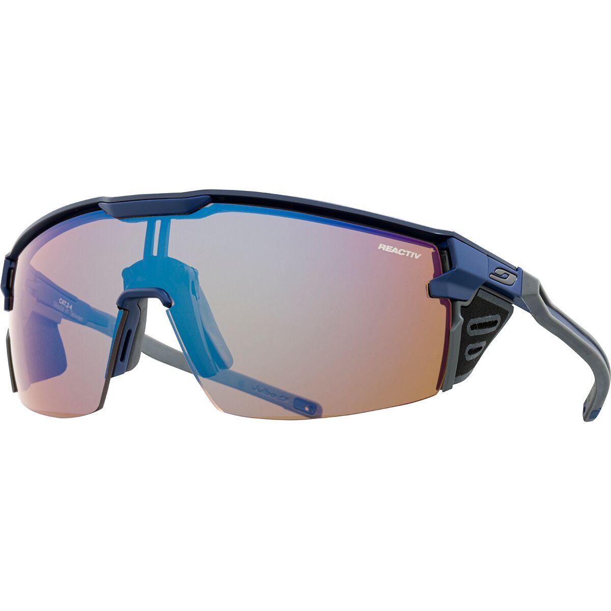 Image of Julbo Ultimate Cover Sunglasses Blue/REACTIV 2-4, One Size