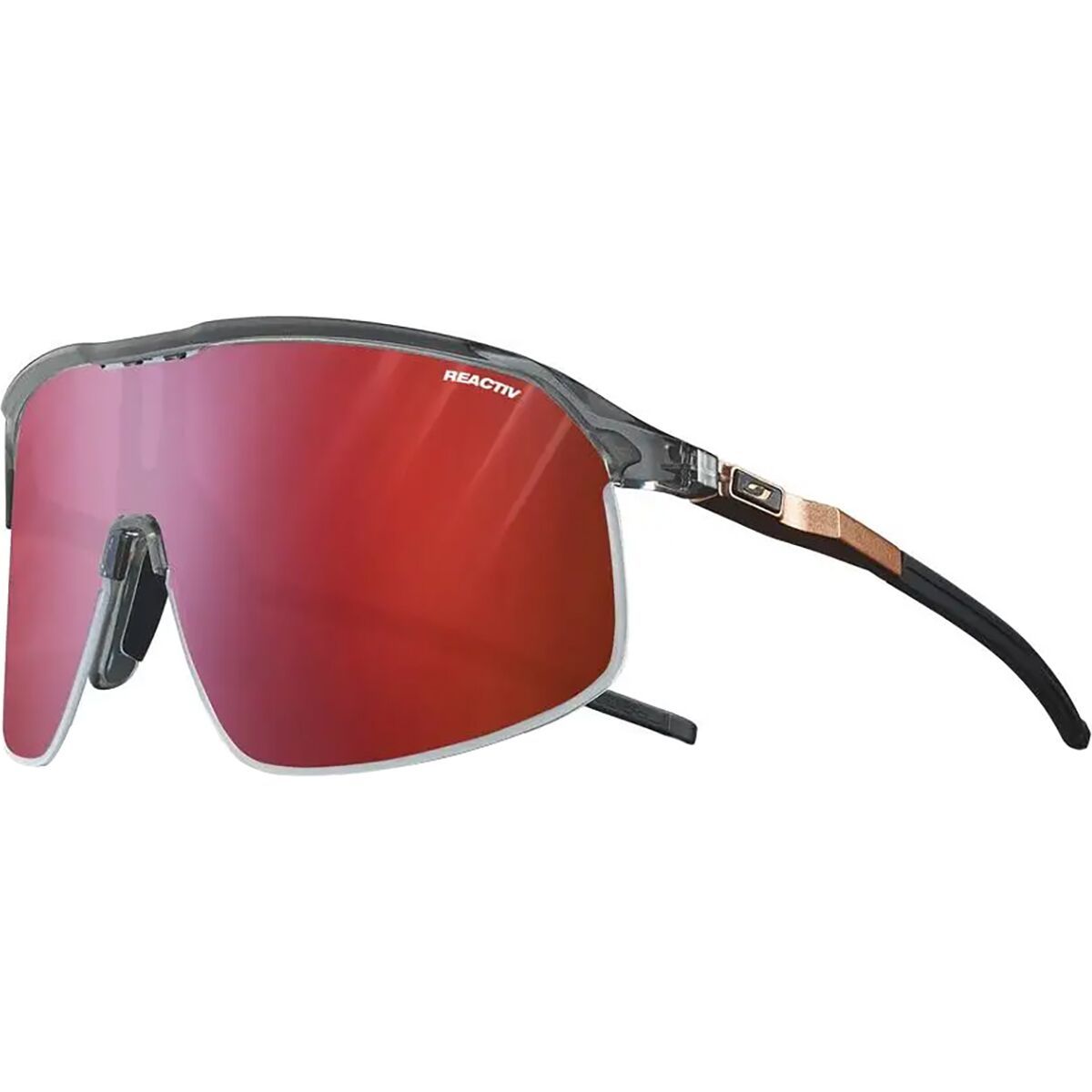 Image of Julbo Density REACTIV Sunglasses Translucent Black, One Size