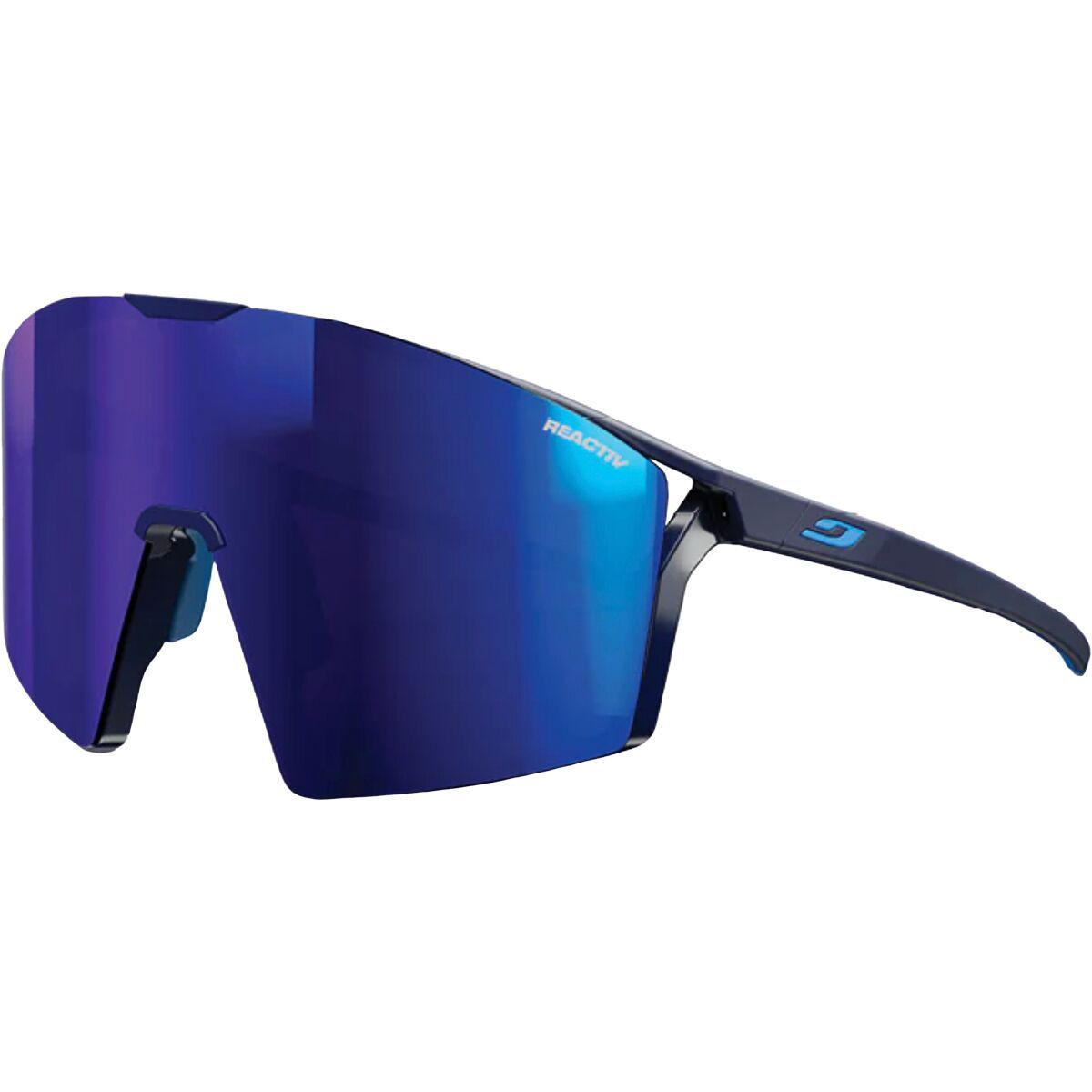 Image of Julbo Edge REACTIV Sunglasses Matte Blue/Blue, One Size